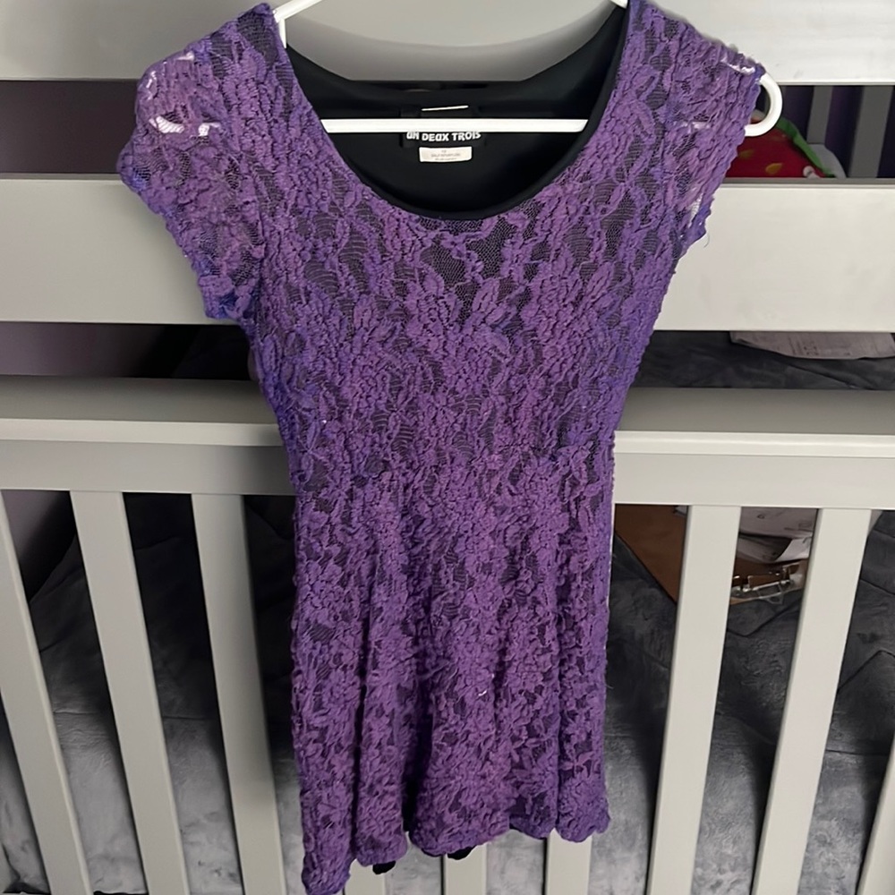 Children’s Purple Lace Dress